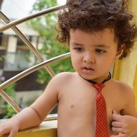 Cute little boy Shivaay at home balcony during summer time, Sweet little boy photoshoot during day light, Little boy enjoying at home during photo shoot