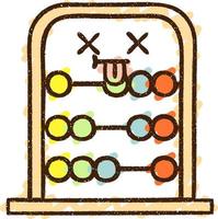 Abacus Chalk Drawing vector