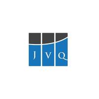 JVQ letter logo design on WHITE background. JVQ creative initials letter logo concept. JVQ letter design. vector