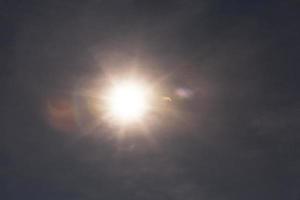 Summer solar eclipse photo