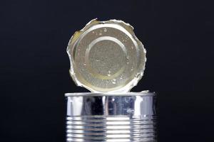 metal aluminum can for canning photo