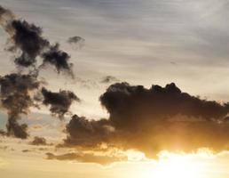 cielo durante el atardecer foto