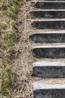 old concrete staircase photo