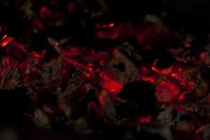 coals in the grill photo