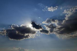 cielo con nubes foto