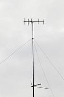 TV antenna, close up photo