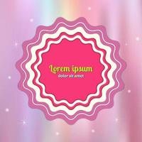 Ornament Background with Shine vector