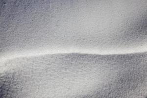 Deep snowdrifts close up photo