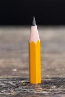 sharpened pencils for drawing diagrams or drawings photo