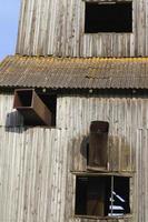 abandoned building, close up photo