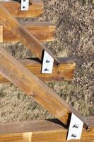 wooden bridge structure photo