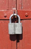 steel metal padlock photo