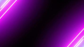 luces de neón brillantes, espectro púrpura azul de fondo abstracto sin fisuras, fondo de luces circulares de neón púrpura azul, pasillo interminable con líneas de neón que tienden hacia arriba, luz de neón parpadeante, luz de neón brillante video