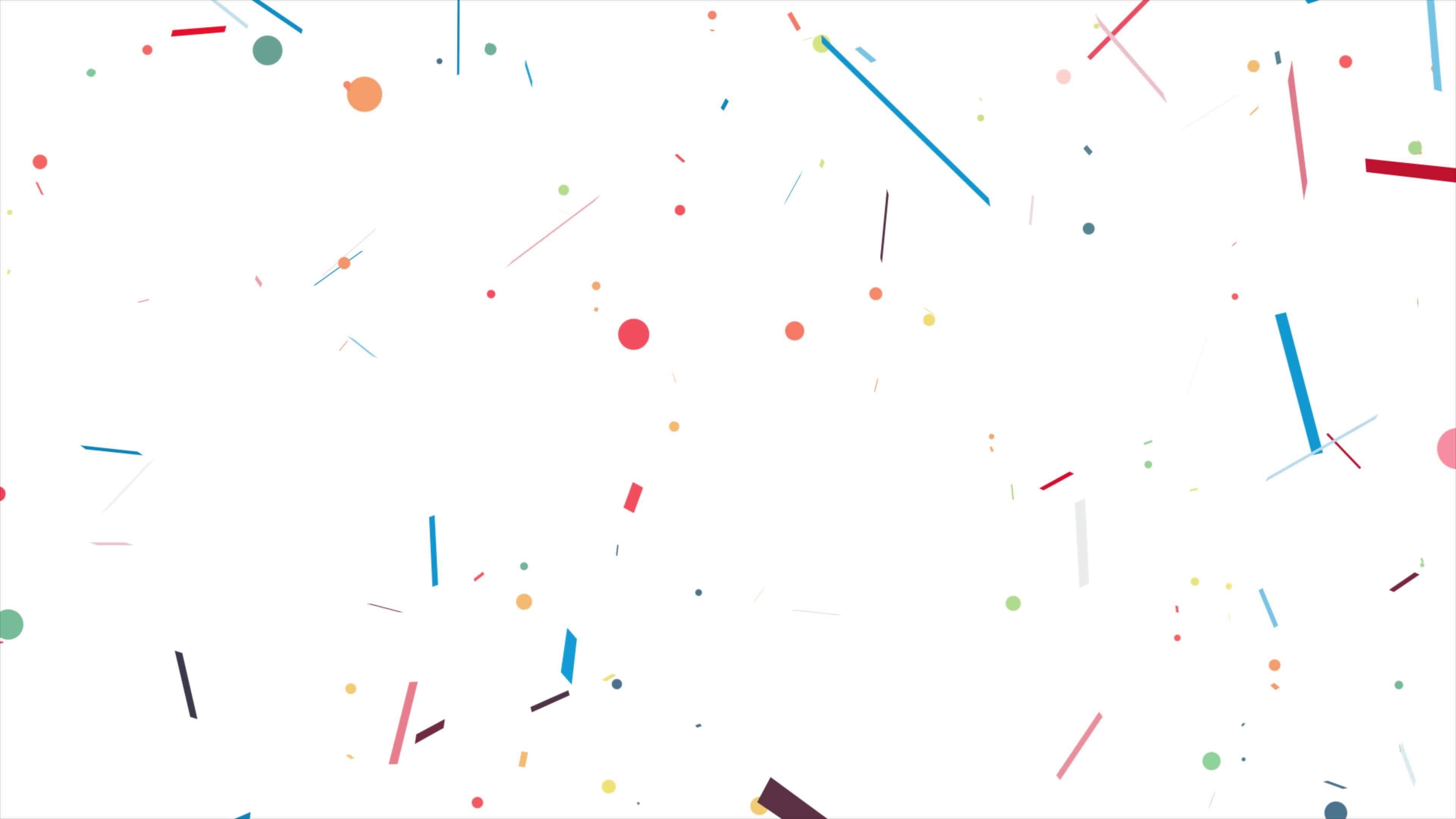 Confetti White Background Stock Video Footage for Free Download