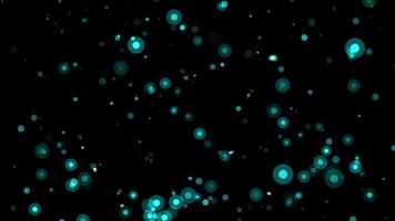 abstrato animado. luzes de bokhe flutuantes. fundo de partículas bokeh, animação abstrata de fundo bokhe, fundo desfocado, luzes flutuantes de bokhe. video