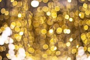 blurred abstract bokeh background for Decorations for New Year and Holidays photo