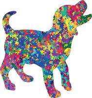 cute dog wall art Print vector