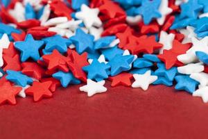 colorful star shaped candies for decorating photo