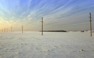 winter field , power photo