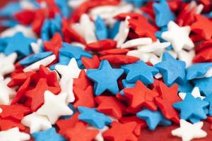 colorful star shaped candies for decorating photo