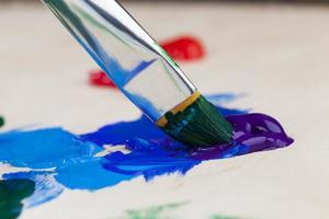 oil paints for creative drawing, the creative process photo