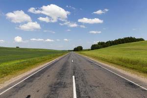 road for the movement of various vehicles photo