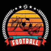 Football t shirt design vector