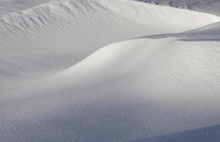 wavy drifts with snow photo