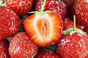 strawberry , close up photo