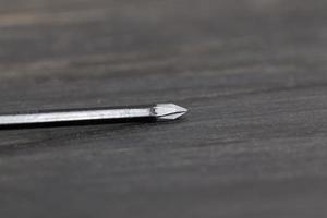 black screwdriver, close up photo