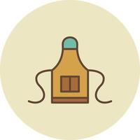 Apron Filled Retro vector