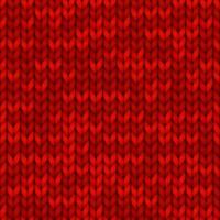 Traditional seamless knitted red pattern. Christmas and New Year design background with a place for text. Vector seamless pattern.