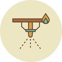 Sprinkler Filled Retro vector