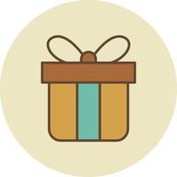 Gift Filled Retro vector