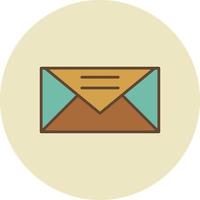 Mail Filled Retro vector