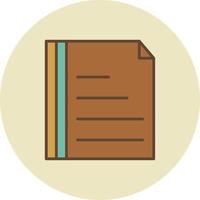 Documents Filled Retro vector