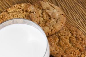 crispy crumbled wheat cookies photo