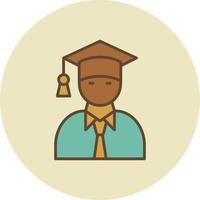 Graduated Filled Retro vector