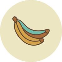 Banana Filled Retro vector