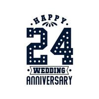 celebración del 24 aniversario, feliz 25 aniversario de bodas