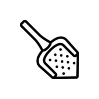 sieve cuisine accessory icon vector outline illustration