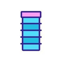 convenient shelf icon vector outline illustration