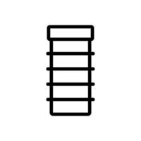 convenient shelf icon vector outline illustration