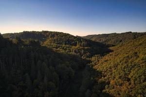 vista del paisaje desde el puente colgante geierlay foto