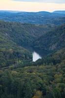 View of the Saar loop in Saarland. photo