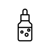 small capacity moisturizing serum icon vector outline illustration
