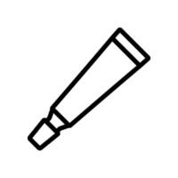 serum gel tube icon vector outline illustration