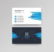 Modern Creative and Clean Business Card Design Template Vector