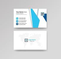 Modern Creative and Clean Business Card Design Template Vector