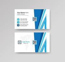 Modern Creative and Clean Business Card Design Template Vector